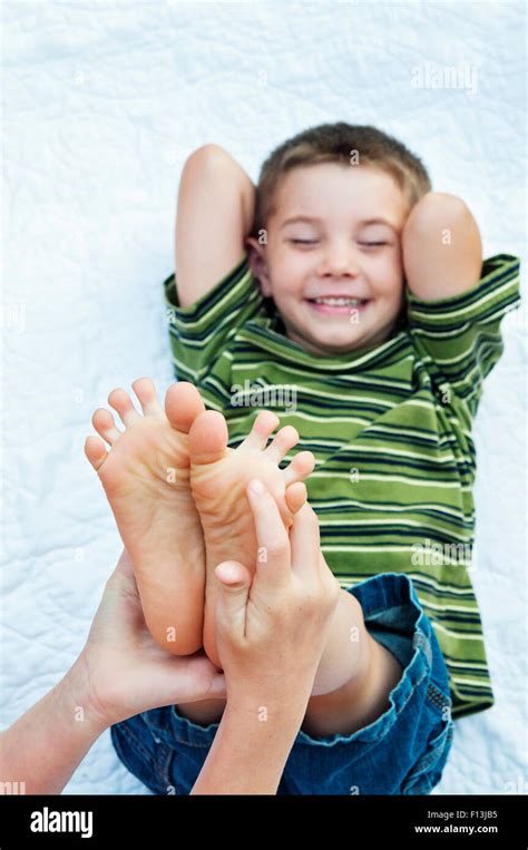 Kids Feet Tickled Videos stock videos and footage